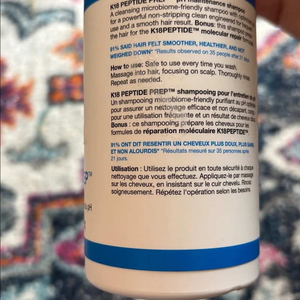 NEW K18 Peptide Prep pH Maintenance Shampoo 8.5 oz